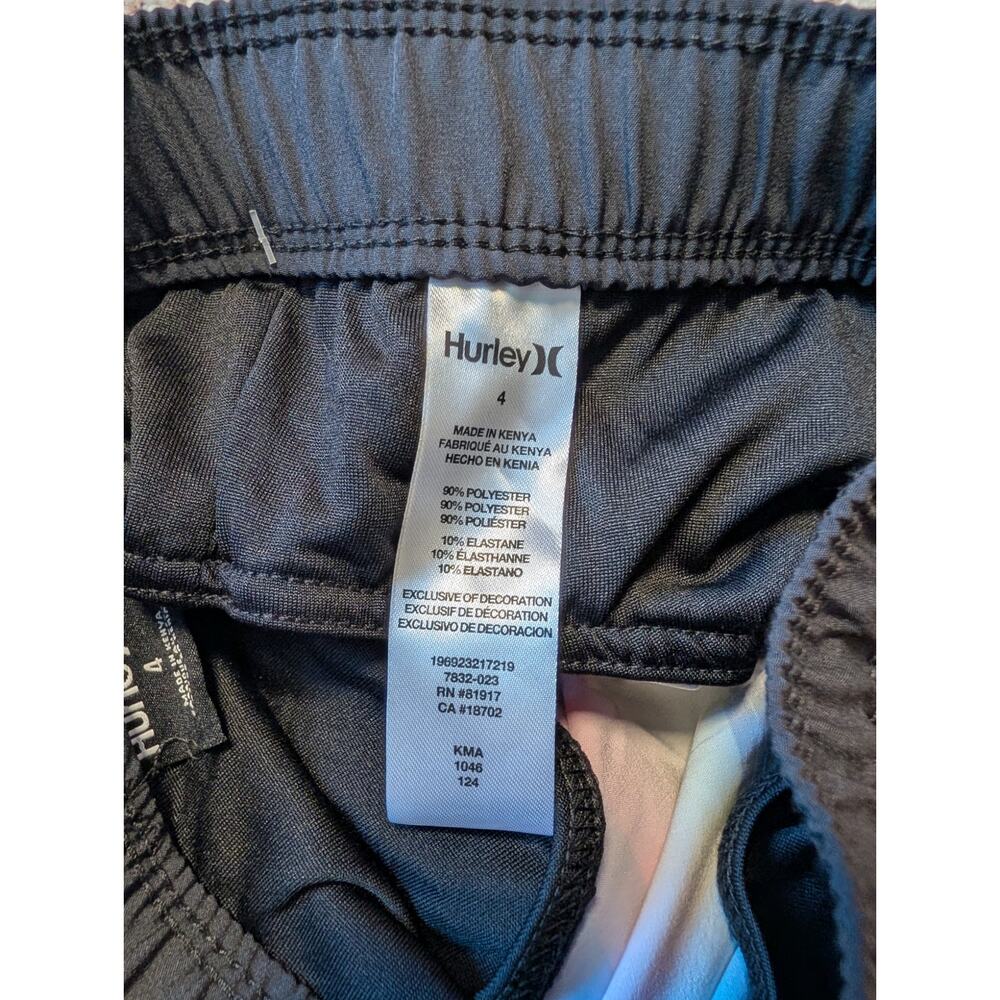 HURLEY BOYS Toddler swim suit/board shorts; NWT; Colorful stripes, 4T; UPF 50 - Picture 10 of 11